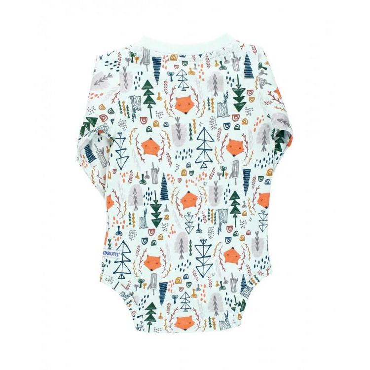 Woodland Wonderland Henley Bodysuit-Bodysuits-RuggedButts-0-3 M-bluebird baby & kids