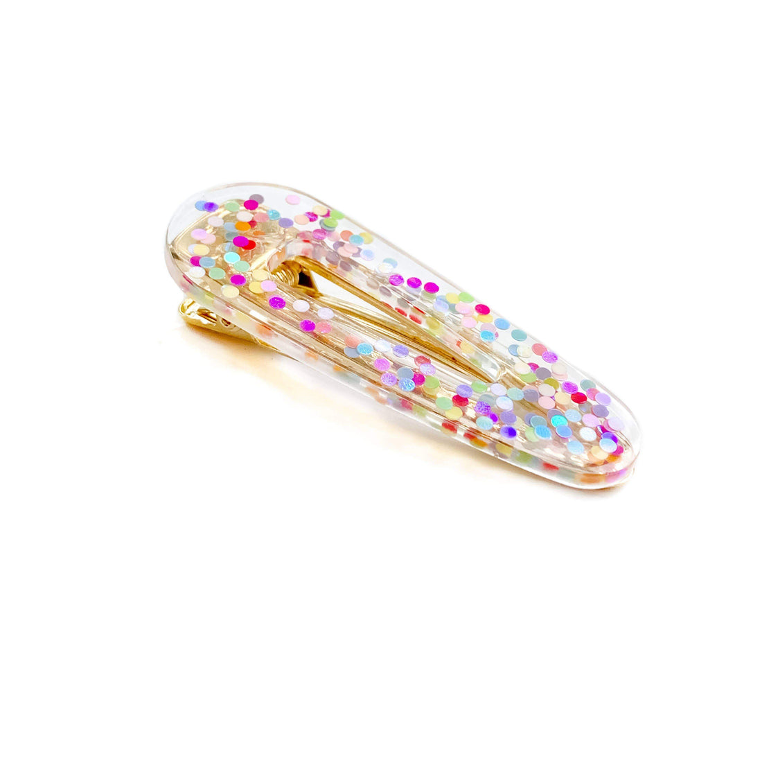 Fun Sparkle Hair Clips-Hair Accessories-Sparkling Lilac, LLC-Confetti-bluebird baby & kids