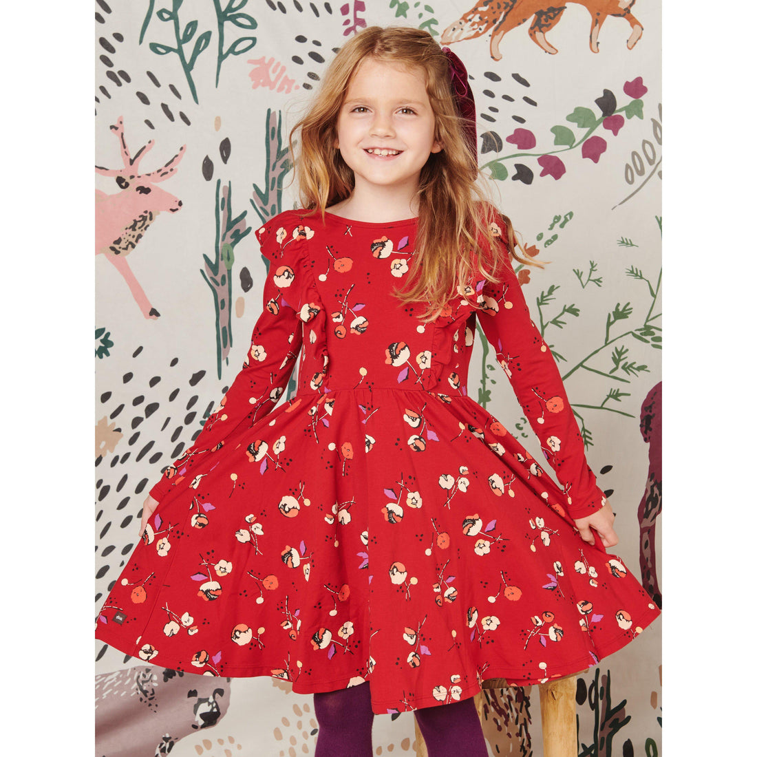 Ruffle Ballet Skirted Dress-Dresses-Tea Collection-2-bluebird baby & kids