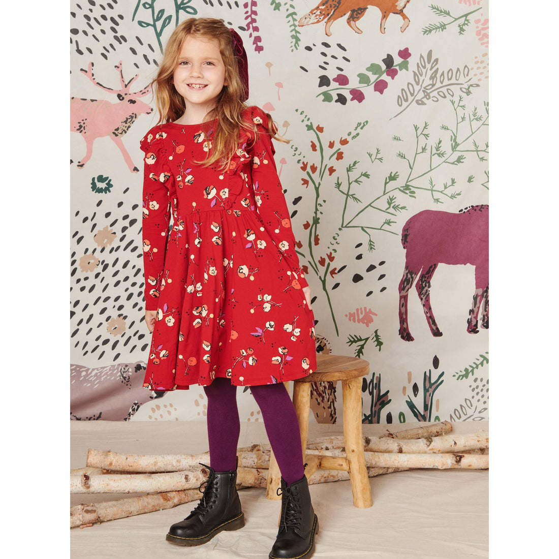 Ruffle Ballet Skirted Dress-Dresses-Tea Collection-2-bluebird baby & kids