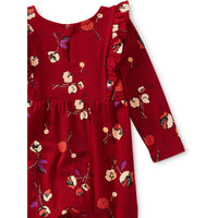 Ruffle Sleeve Baby Romper-Rompers-Tea Collection-0-3 M-bluebird baby & kids