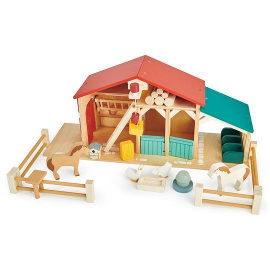 Tender Leaf Farm Wooden Playset-Wooden Toys-Tender Leaf Toys-bluebird baby & kids