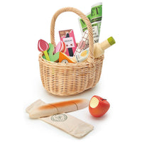 Wicker Shopping Basket-Wooden Toys-Tender Leaf Toys-bluebird baby & kids