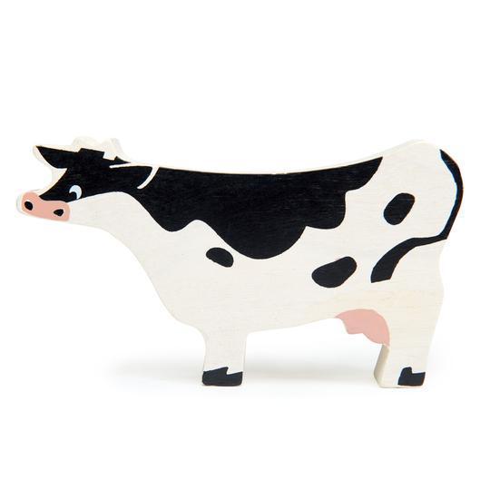 Wood Cow Toy-Wooden Toys-Tender Leaf Toys-bluebird baby & kids