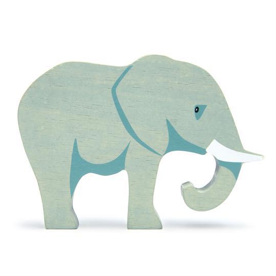Wood Elephant Toy-Wooden Toys-Tender Leaf Toys-bluebird baby & kids