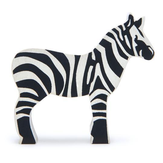 Wood Zebra Toy-Wooden Toys-Tender Leaf Toys-bluebird baby & kids