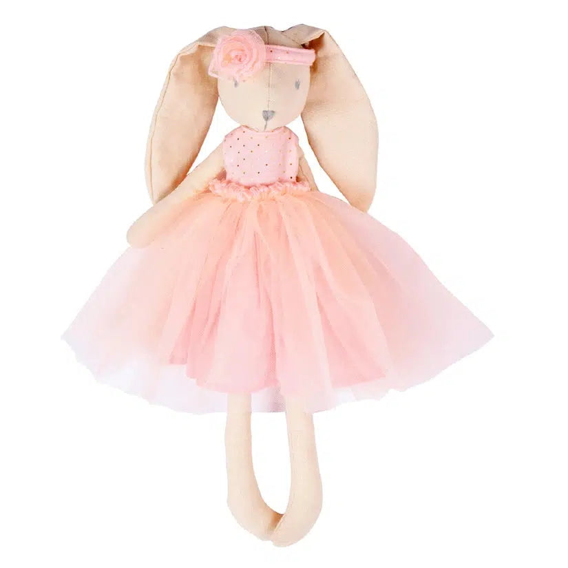Marcella the Bunny - Ballerina in Pink Toile Skirt-Stuffed Animals-Tikiri Toys LLC-bluebird baby & kids