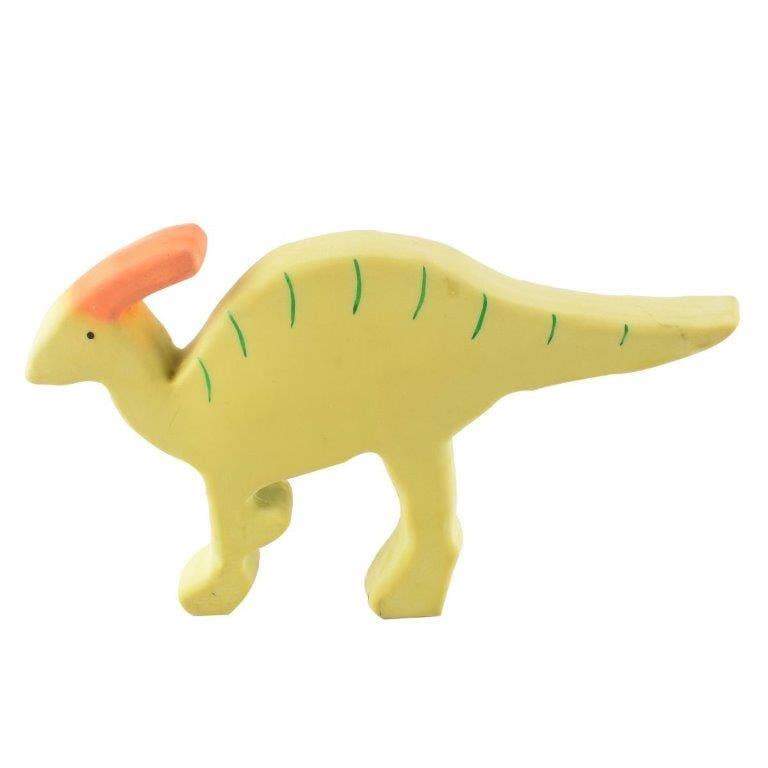 Parasaurolophus Natural Organic Rubber Toy-Teethers-Tikiri Toys LLC-bluebird baby & kids