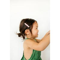 Bubble Gum Pink Bar Clip-Hair Accessories-wunderkin-bluebird baby & kids