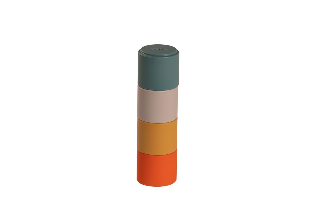 4 Silicone Stacking Cups
