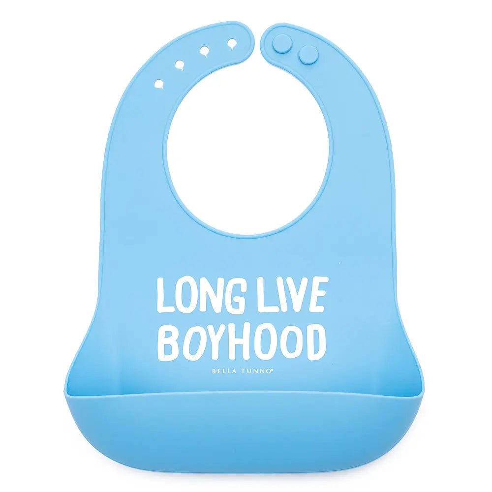 Long Live Boyhood Silicone Wonder Bib
