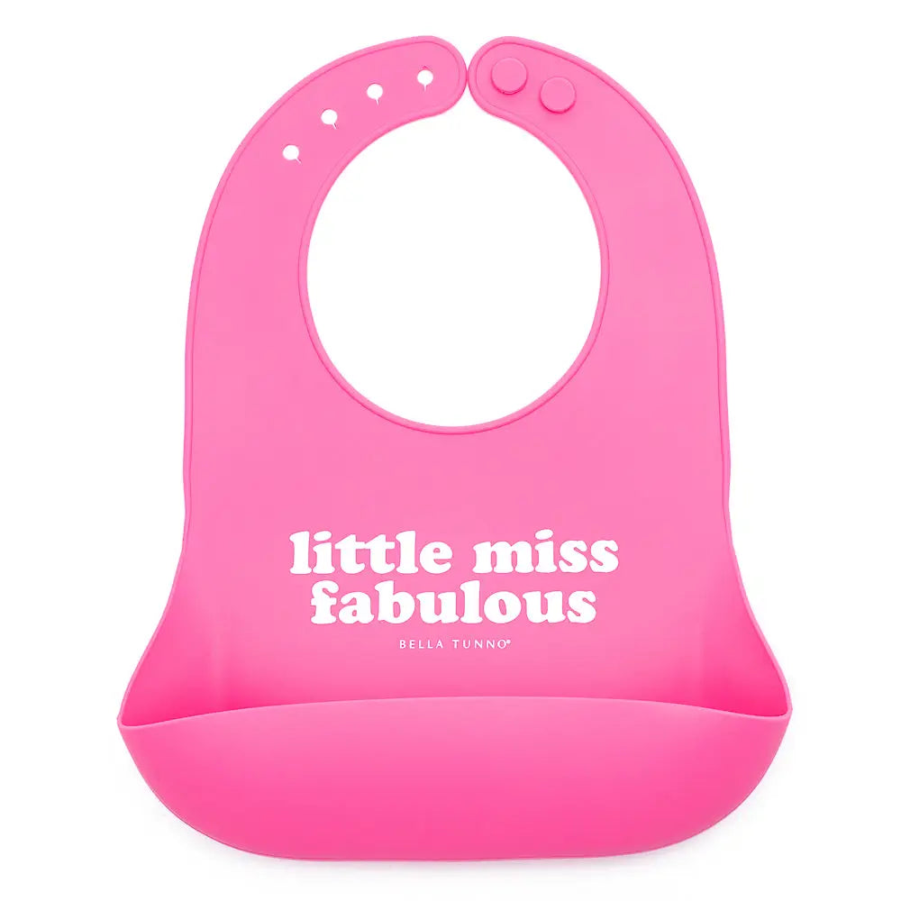 Little Miss Fabulous Silicone Wonder Bib
