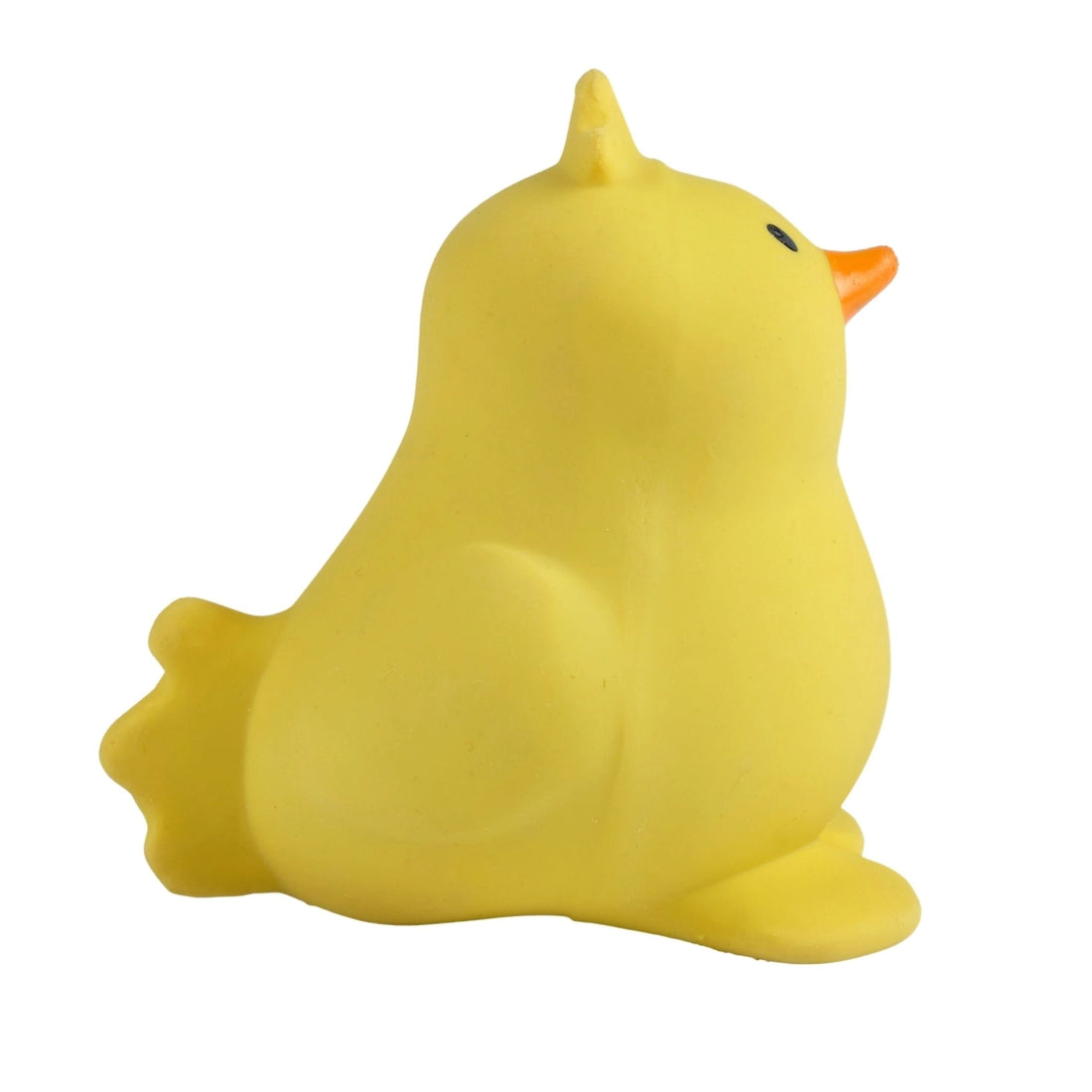 Chick - Natural Organic Rubber Teether, Rattle & Bath Toy