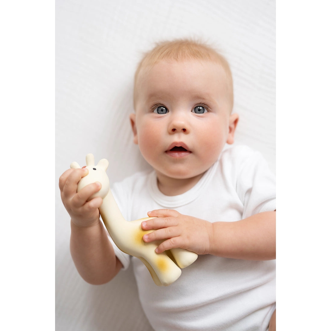 Giraffe Organic Rubber Teether Toy