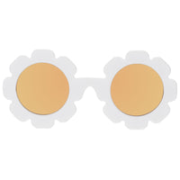 Flower Shaped Polarized Sunglasses with Mirrored Lenses
