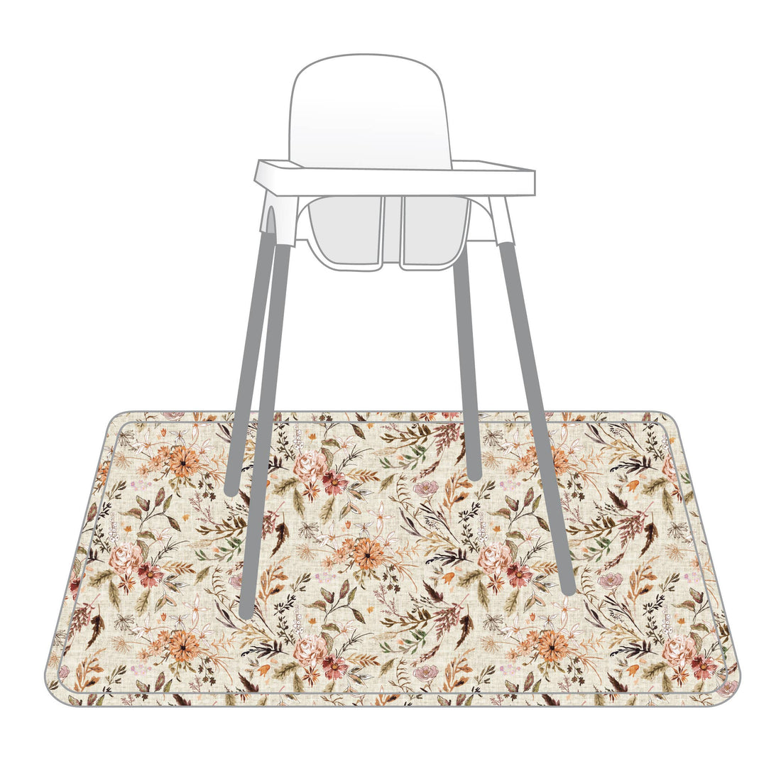 Waterproof Splash Mat - Delilah Floral