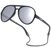 Polarized Aviator Sunglasses with Case and Strap (0-2 Y)
