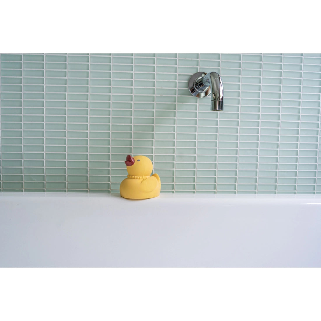 Tara the Duck - Natural Organic Rubber Teether, Rattle & Bath Toy