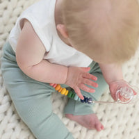 Rainbow Pacifier Clip