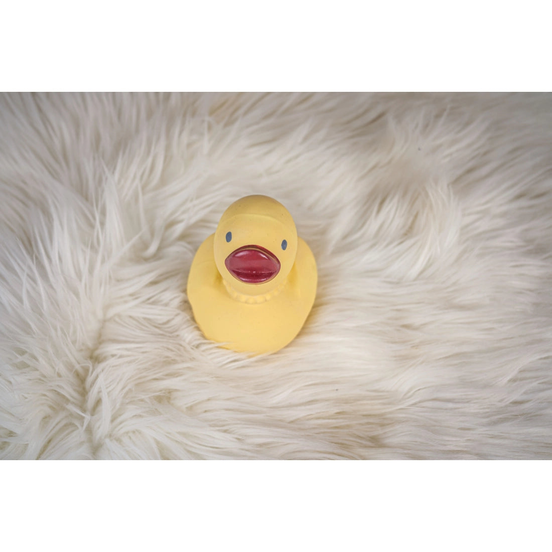 Tara the Duck - Natural Organic Rubber Teether, Rattle & Bath Toy