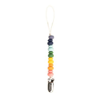 Rainbow Pacifier Clip
