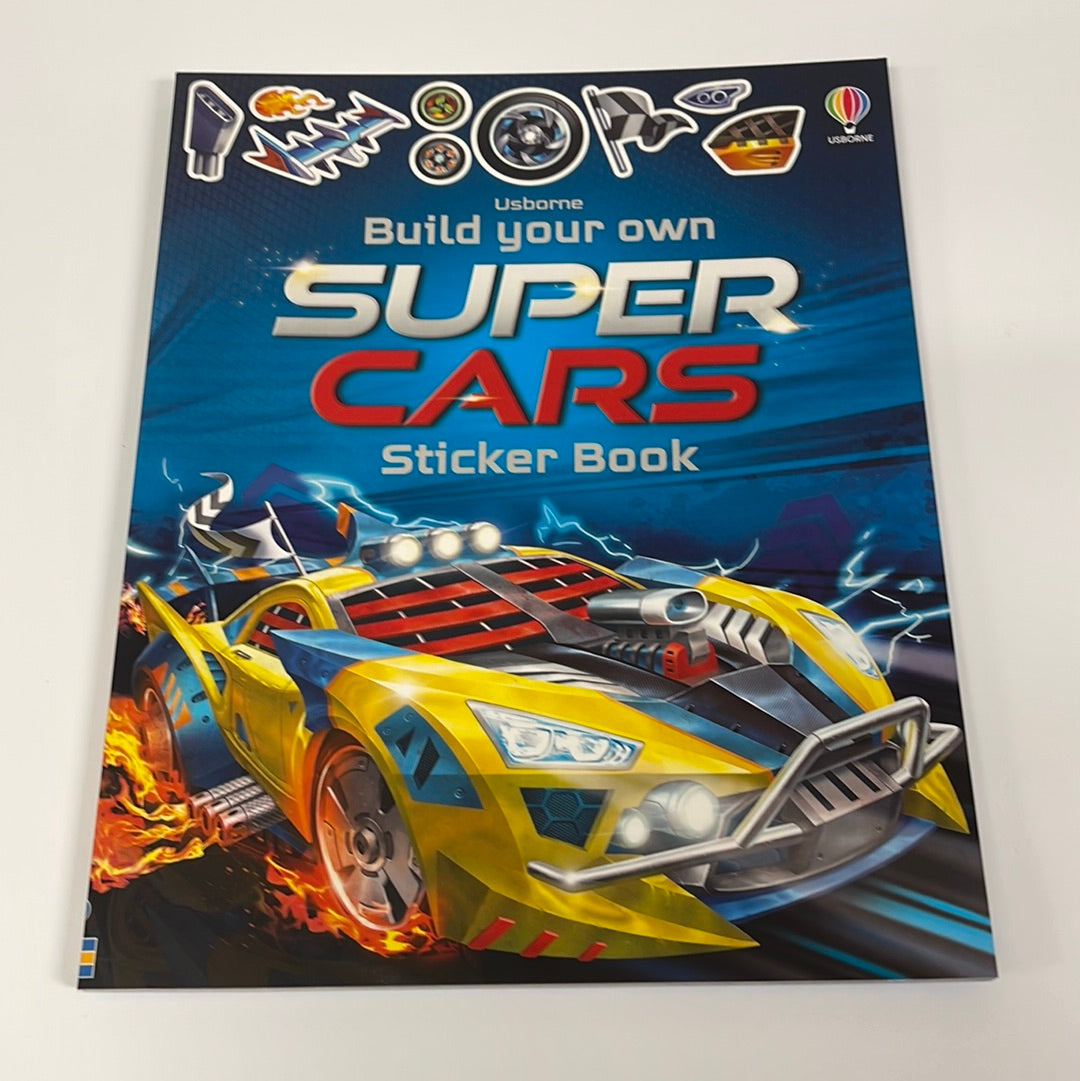 Build Your Own Super Cars Sticker Book