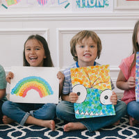 Rainbow 6 pack Dot Markers
